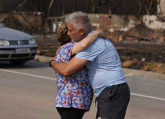 Incendio en Las Médulas (León). Fotografía: César Hornija (ICAL)