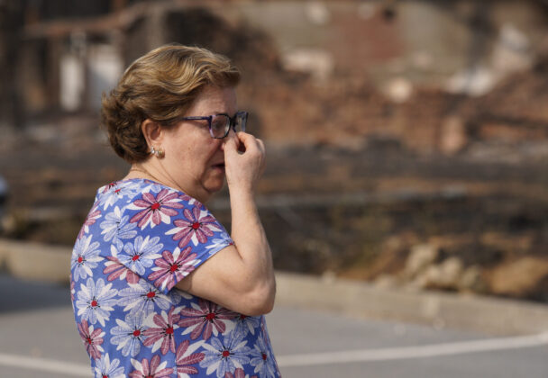 Incendio en Las M&eacute;dulas (Le&oacute;n). Fotograf&iacute;a: C&eacute;sar Hornija (ICAL)
