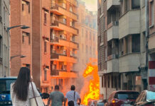 Zamora, en vilo por una explosión en una tubería de gas Incendio tubería de gas en Zamora - ICAL