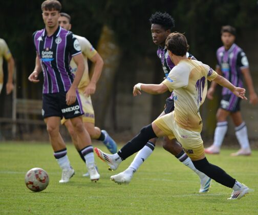 Palencia Cristo Atl&eacute;tico contra Real Valladolid 'B'. Fotograf&iacute;a: Julio Robles