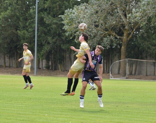 Palencia Cristo Atl&eacute;tico contra Real Valladolid 'B'. Fotograf&iacute;a: Julio Robles