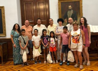 Recepción niños saharauis por parte de la Diputación de Palencia