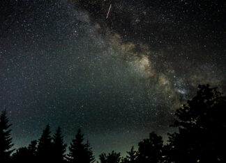 Cielo nocturno estrellado
