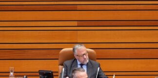 Segunda sesión del Pleno de las Cortes de Castilla y León que se inicia en el tercer punto del orden del día, relativo a las mociones. Fotografía: Miriam Chacón (ICAL)