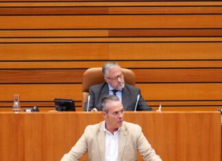 Segunda sesión del Pleno de las Cortes de Castilla y León que se inicia en el tercer punto del orden del día, relativo a las mociones. Fotografía: Miriam Chacón (ICAL)