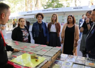 Inauguración de la 11ª Feria del Disco, CD y Vinilo. Ayuntamiento de Palencia