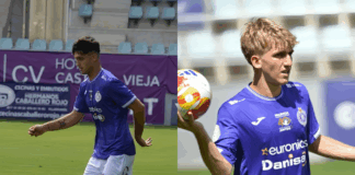 Bruno y Álvaro, llamados por la Selección de Castilla y León UEFA. Fotografías: Julio Robles