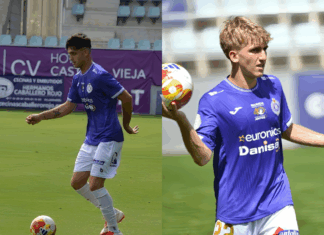 Bruno y Álvaro, llamados por la Selección de Castilla y León UEFA. Fotografías: Julio Robles