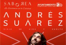 Cartel del concierto de Andrés Suárez en Palencia