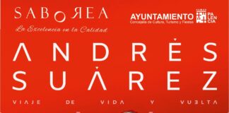 Cartel del concierto de Andrés Suárez en Palencia
