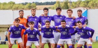 CD Becerril en su visita al Almazán. Fotografía: CD Becerril