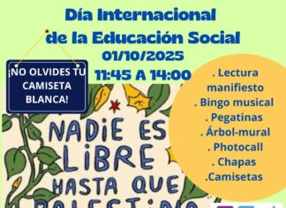 Día internacional de la educación social. Cartel