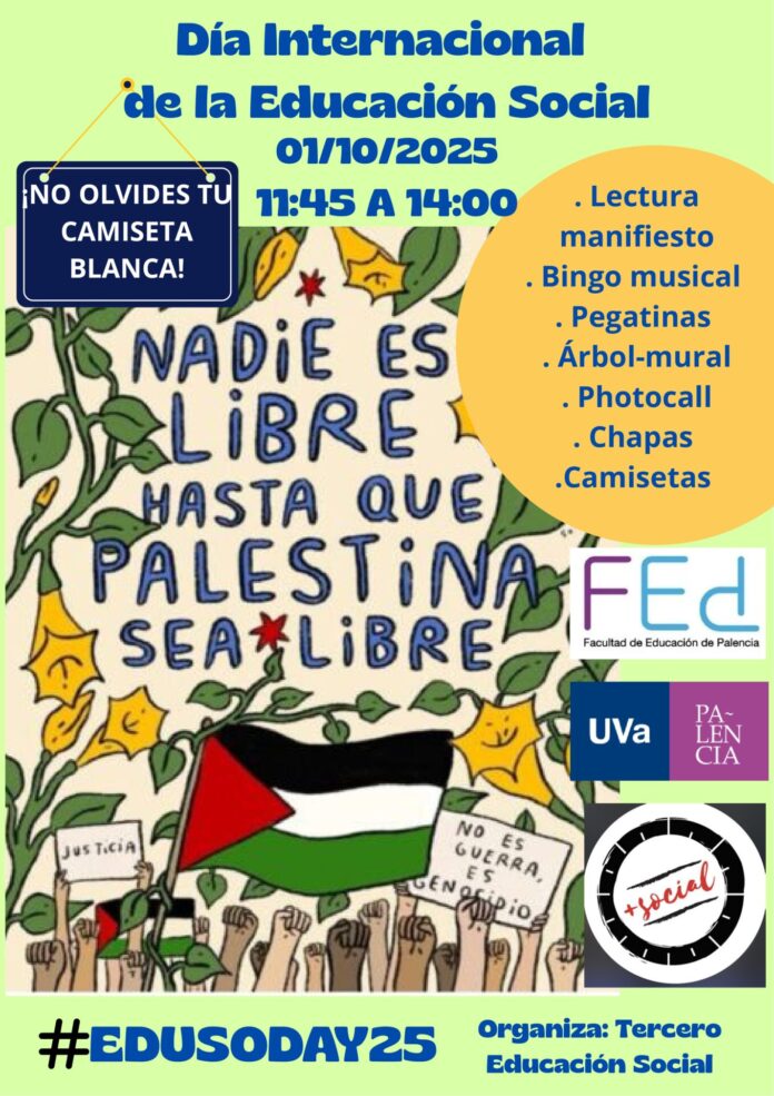 Día internacional de la educación social. Cartel