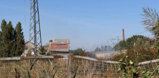 Incendio en la antigua Azucarera de Monzón - Viernes 5 de septiembre de 2025. Aida Acitores