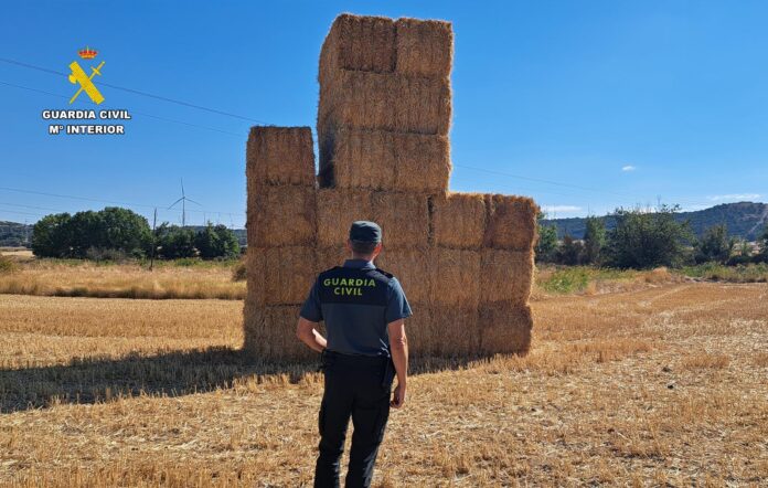 Investigado por sustraer 80 toneladas de paja a un agricultor en Paredes de Nava. Guardia Civil