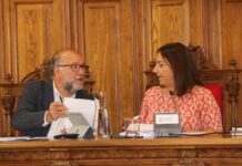 Miriam Andrés defiende la “trayectoria de servicio a la ciudad” de Sonia Lalanda al mantenerla en la Junta de Gobierno Local Miriam Andrés en el pleno de este jueves 18 de septiembre