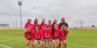 Once inicial del Palencia FF ante el Medinense. Fotografía: Palencia Fútbol Femenino
