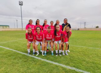 Once inicial del Palencia FF ante el Medinense. Fotografía: Palencia Fútbol Femenino
