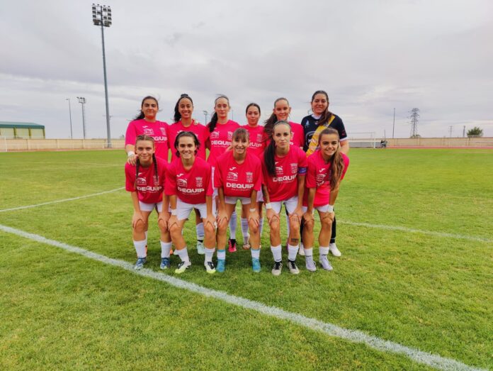Once inicial del Palencia FF ante el Medinense. Fotografía: Palencia Fútbol Femenino