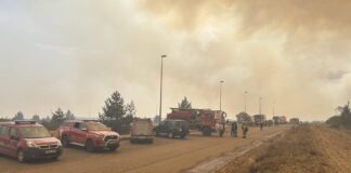 Servicio de extinción de incendios. Fotografía: Diputación de Palencia