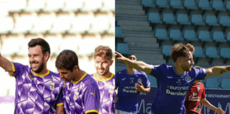 Fotografías: Óscar Martínez / Palencia CF (izq.) y Julio Robles / Palencia Cristo Atlético (der.)