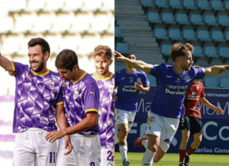 Fotografías: Óscar Martínez / Palencia CF (izq.) y Julio Robles / Palencia Cristo Atlético (der.)