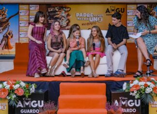 Encuentro del elenco infantil de 'Padre no hay más que uno' en Guardo. Fotos: OceanGrain Audiovisual