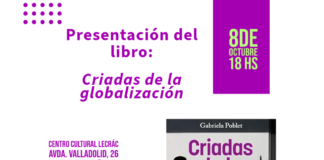 presentación de mi libro Criadas de la globalización en el Lecrac