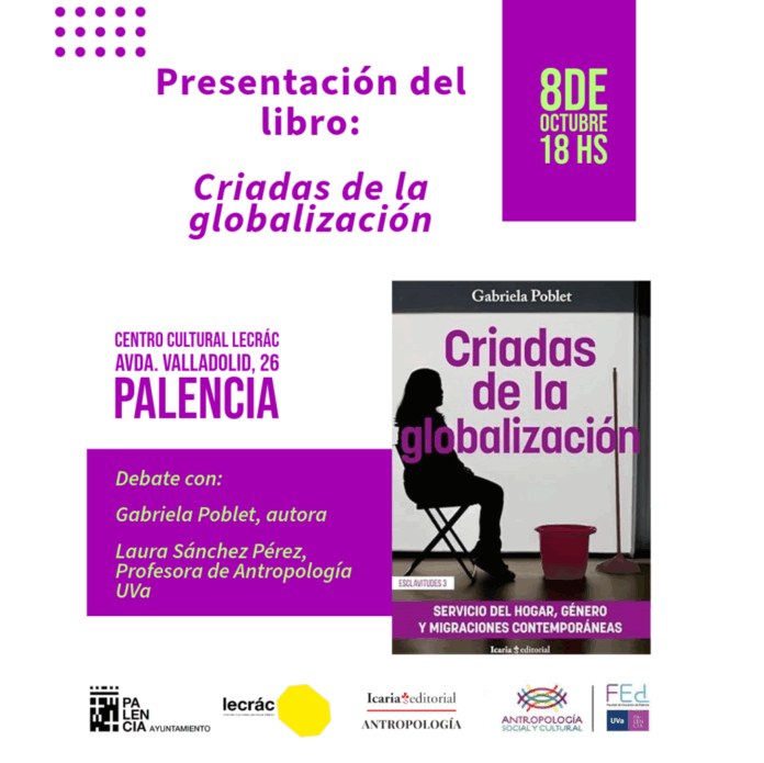 presentación de mi libro Criadas de la globalización en el Lecrac