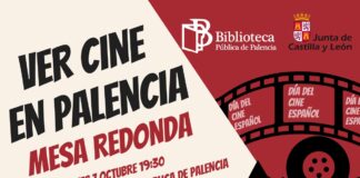 Cartel del Dia del cine español en Palencia