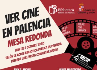 Cartel del Dia del cine español en Palencia