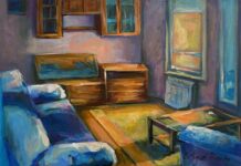 Exposición de Elena Miguel en AECC Palencia. F. Caballero