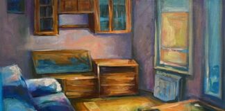 Exposición de Elena Miguel en AECC Palencia. F. Caballero