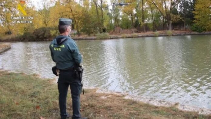 Guardia Civil en los entornos de la Dársena de Medina de Rioseco