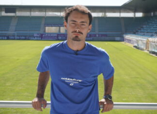 Javier Aparicio “Apa”, capitán del Palencia Cristo Atlético. Fotografía: Palencia en la Red