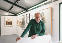 Mariano Olcese, creador de la galería. Fotografía: Lucía Burón Cabrero (ICAL)