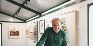 Mariano Olcese, creador de la galería. Fotografía: Lucía Burón Cabrero (ICAL)