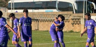 Palenica Cristo Atlético en su visita a La Virgen del Camino