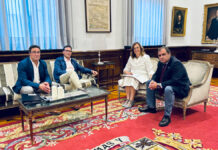 La Diputación de Palencia estudia nuevas actuaciones en Villanuño de Valdavia para mejorar calles y teleclub Villanuño-de-Valdavia