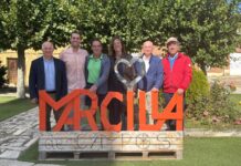 Visita institucional de la Diputación de Palencia a Marcilla de Campos