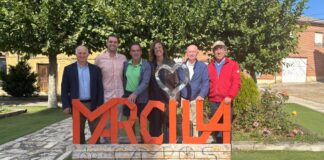 Visita institucional de la Diputación de Palencia a Marcilla de Campos